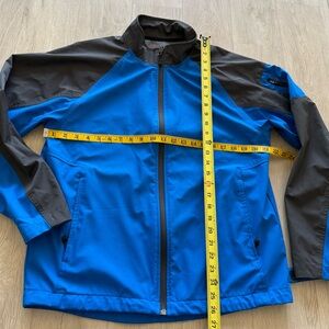 Hawke & Co Sport Jacket Men's Medium Blue Performance Softshell Stretch Outdoor